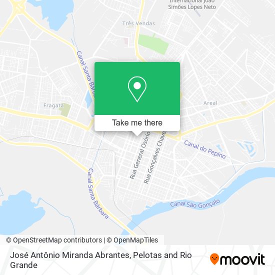 José Antônio Miranda Abrantes map