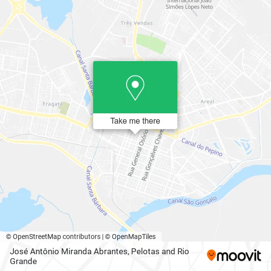 José Antônio Miranda Abrantes map