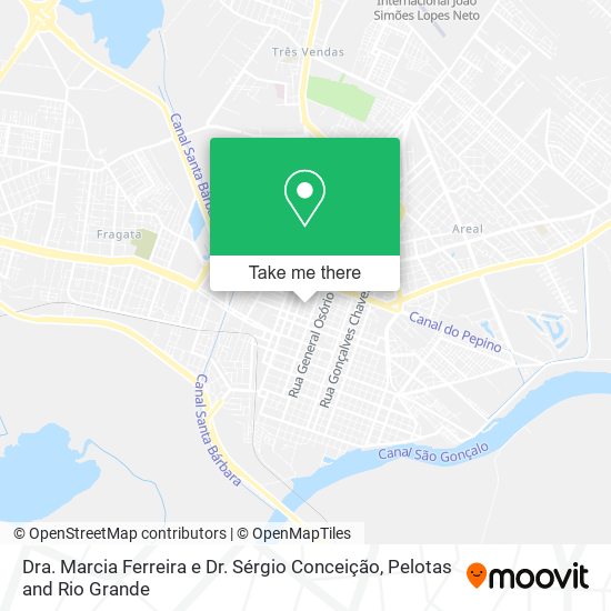 Dra. Marcia Ferreira e Dr. Sérgio Conceição map
