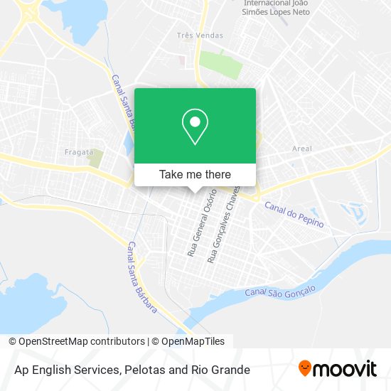 Ap English Services map