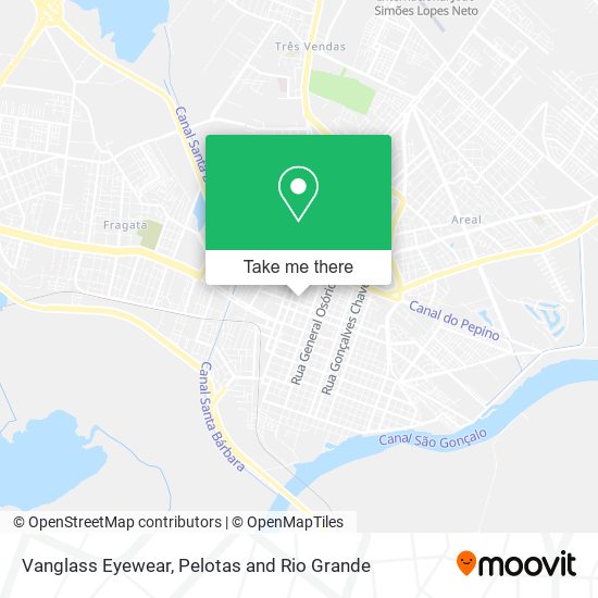 Vanglass Eyewear map