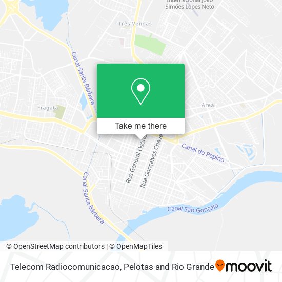 Telecom Radiocomunicacao map