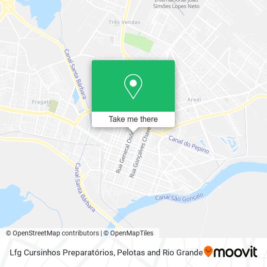 Lfg Cursinhos Preparatórios map