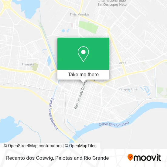 Recanto dos Coswig map