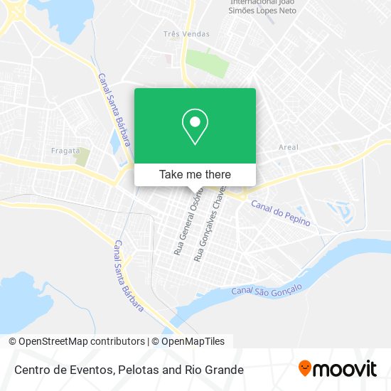 Centro de Eventos map