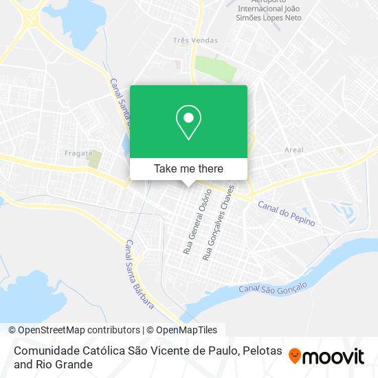 Comunidade Católica São Vicente de Paulo map