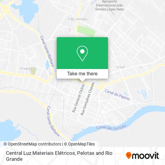 Central Luz Materiais Elétricos map