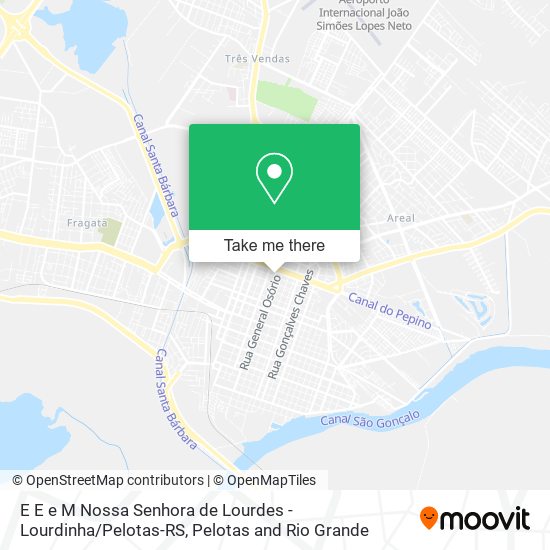 E E e M Nossa Senhora de Lourdes - Lourdinha / Pelotas-RS map