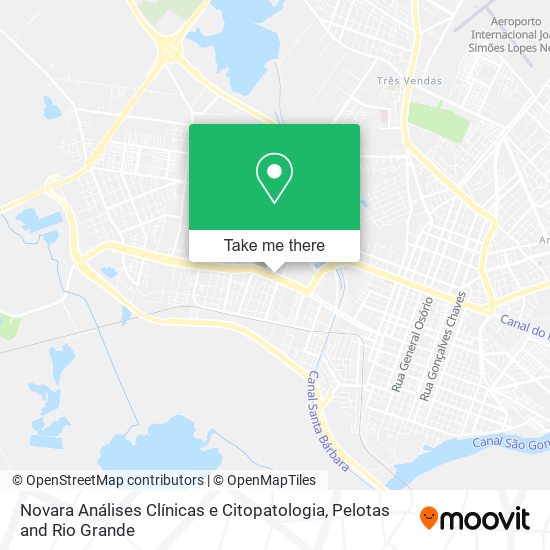 Mapa Novara Análises Clínicas e Citopatologia