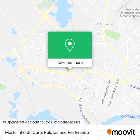 Martelinho de Ouro map