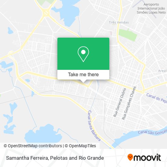 Samantha Ferreira map