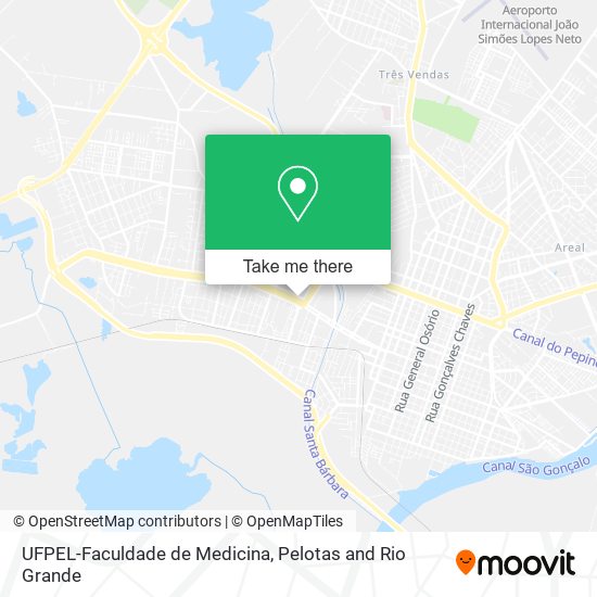 UFPEL-Faculdade de Medicina map