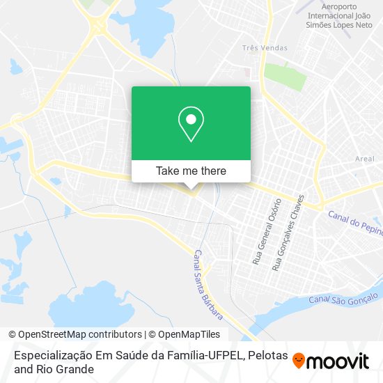 Especialização Em Saúde da Família-UFPEL map
