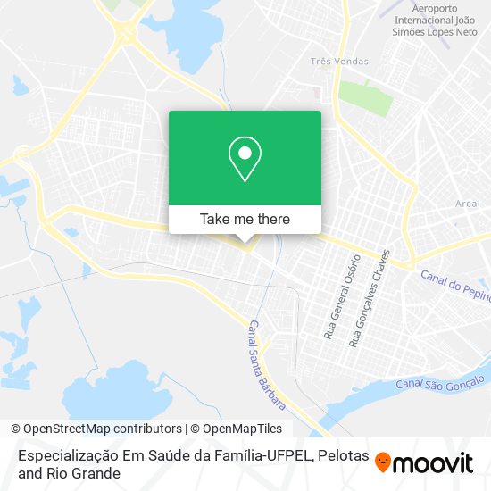 Mapa Especialização Em Saúde da Família-UFPEL