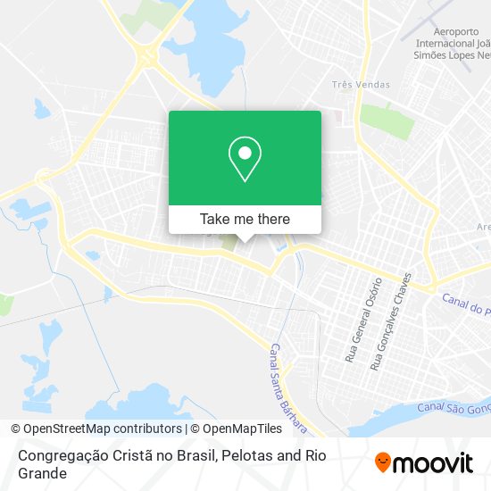 Mapa Congregação Cristã no Brasil