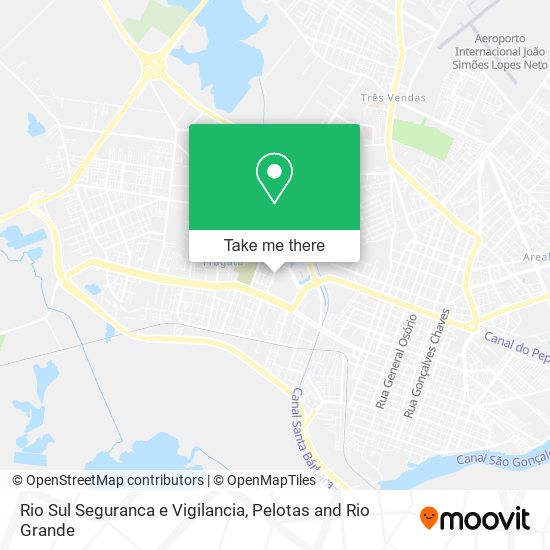 Mapa Rio Sul Seguranca e Vigilancia