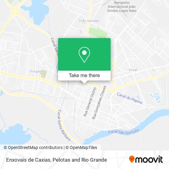 Mapa Enxovais de Caxias