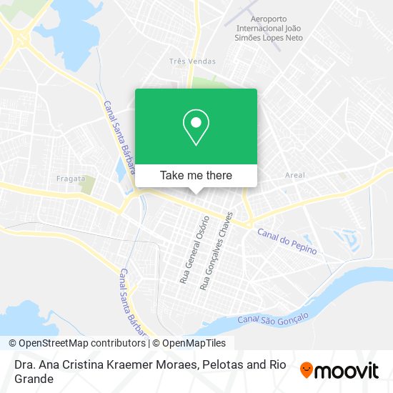 Mapa Dra. Ana Cristina Kraemer Moraes