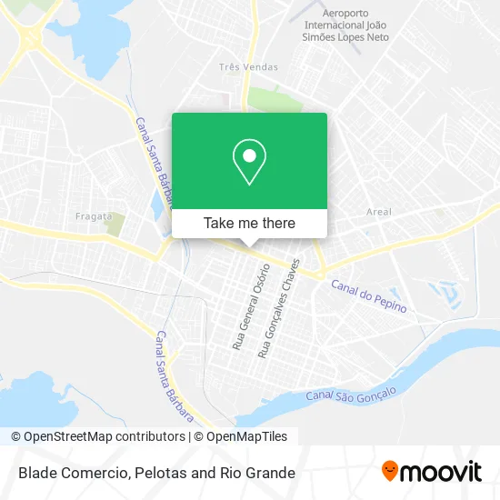 Blade Comercio map