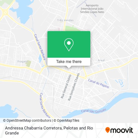 Andressa Chabarria Corretora map