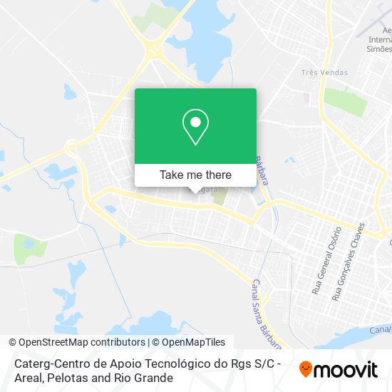 Mapa Caterg-Centro de Apoio Tecnológico do Rgs S / C - Areal