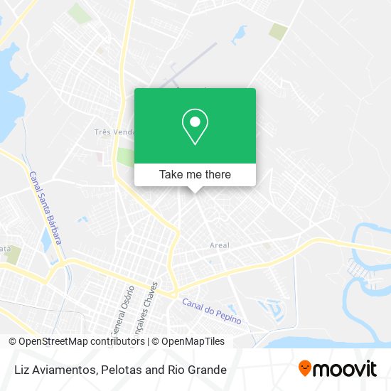 Liz Aviamentos map