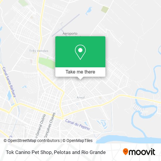 Tok Canino Pet Shop map