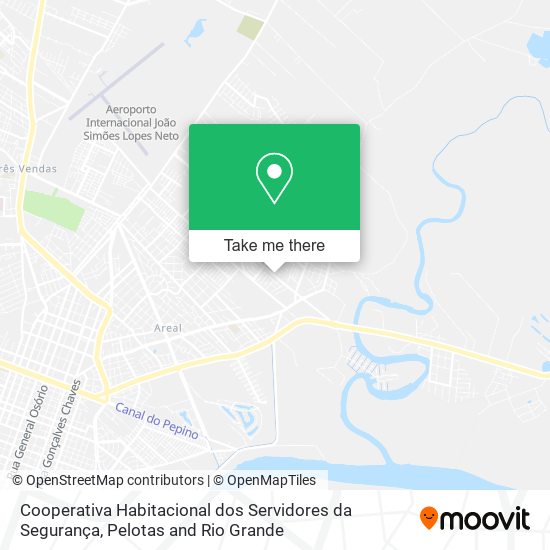 Cooperativa Habitacional dos Servidores da Segurança map