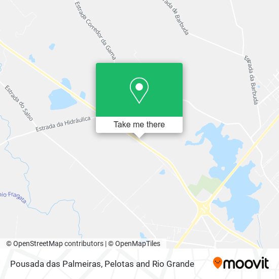 Pousada das Palmeiras map