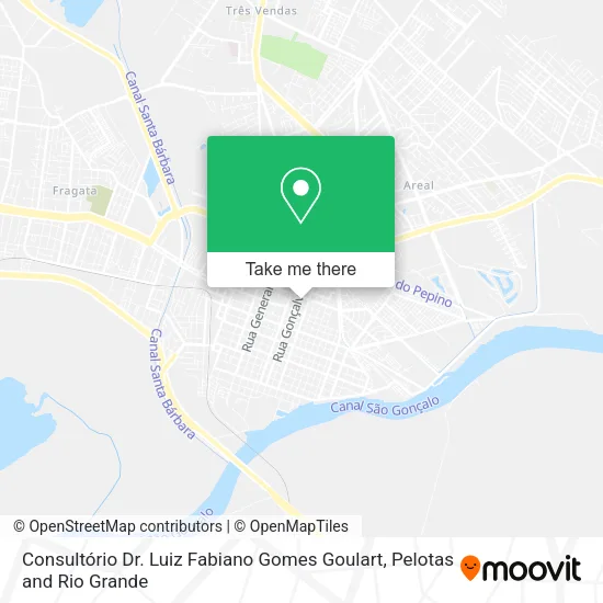 Consultório Dr. Luiz Fabiano Gomes Goulart map