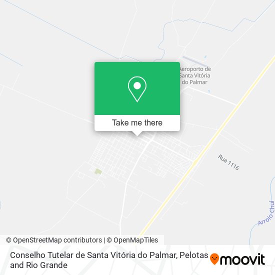 Conselho Tutelar de Santa Vitória do Palmar map