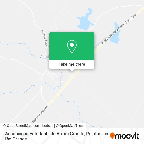 Associacao Estudantil de Arroio Grande map