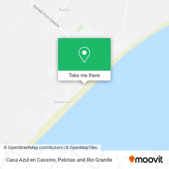 Casa Azul en Cassino map