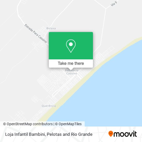 Loja Infantil Bambini map