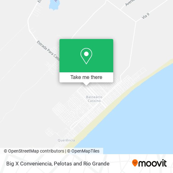 Mapa Big X Conveniencia