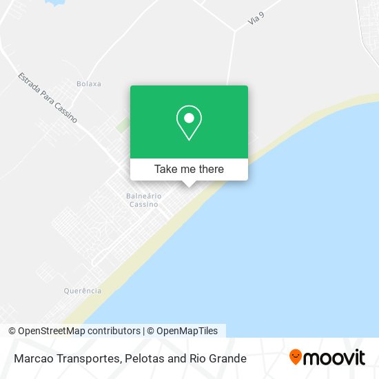 Mapa Marcao Transportes