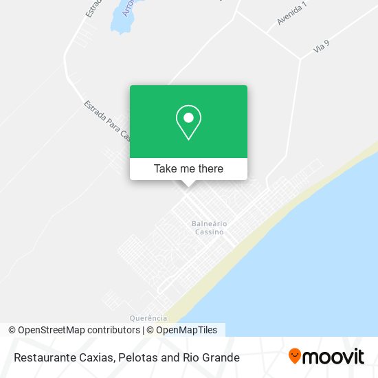 Mapa Restaurante Caxias