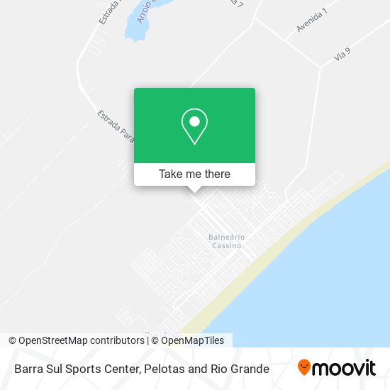 Mapa Barra Sul Sports Center