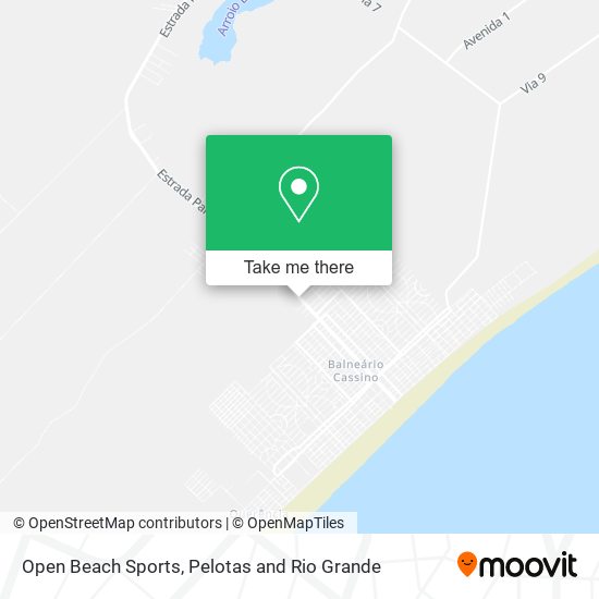 Open Beach Sports map
