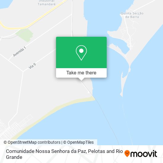 Comunidade Nossa Senhora da Paz map