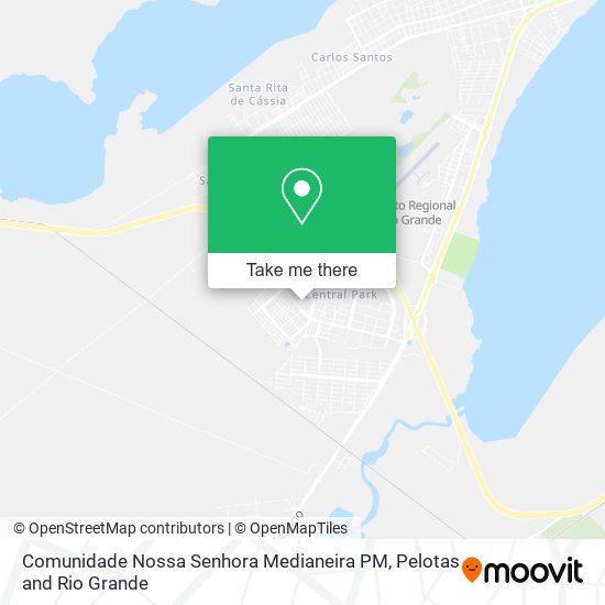 Mapa Comunidade Nossa Senhora Medianeira PM