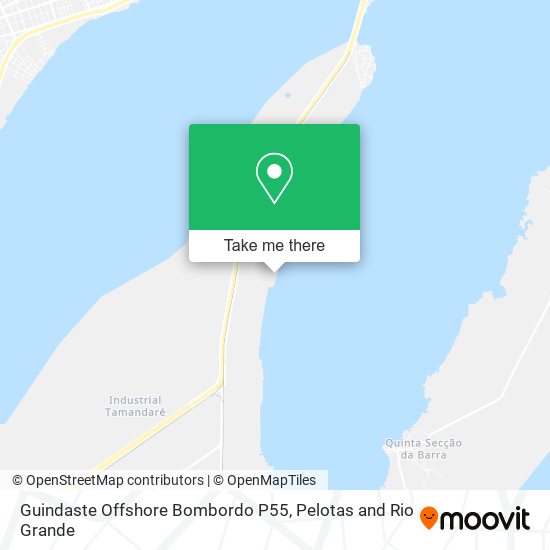 Guindaste Offshore Bombordo P55 map