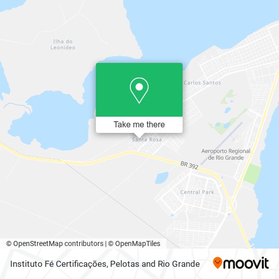Instituto Fé Certificações map