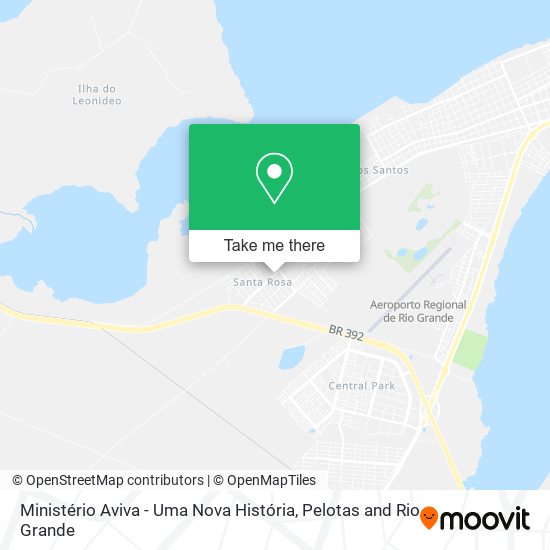 Ministério Aviva - Uma Nova História map