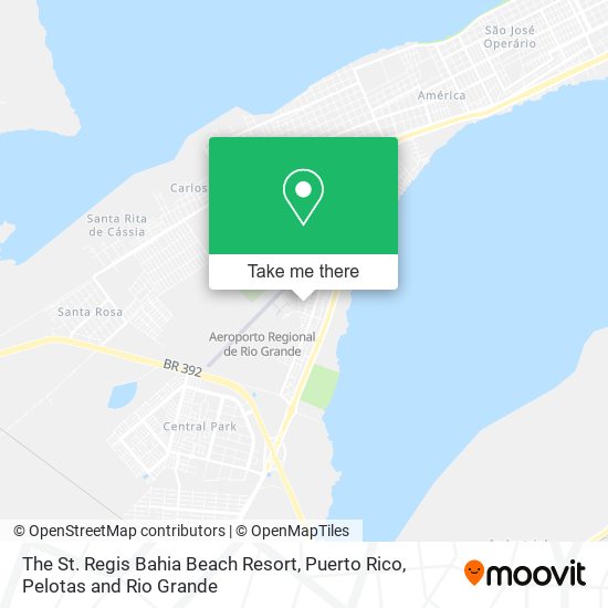 The St. Regis Bahia Beach Resort, Puerto Rico map