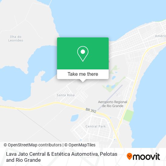 Mapa Lava Jato Central & Estética Automotiva