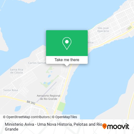 Ministerio Aviva - Uma Nova Historia map