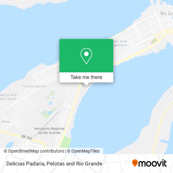 Delícias Padaria map