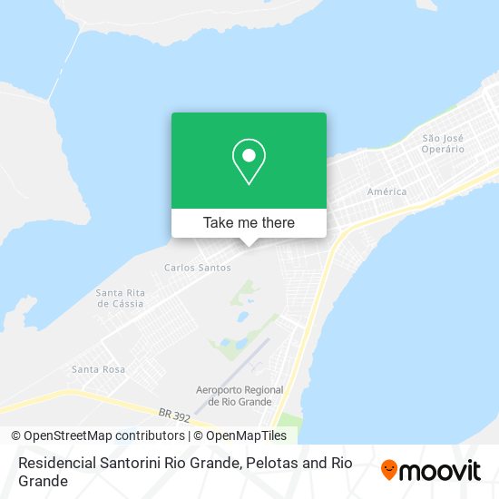 Residencial Santorini Rio Grande map