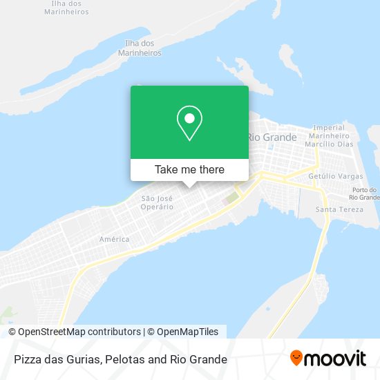 Pizza das Gurias map